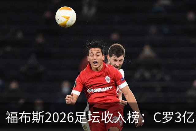 福布斯2026足坛收入榜：C罗3亿美元断层第一，梅西1.45亿美元第二
